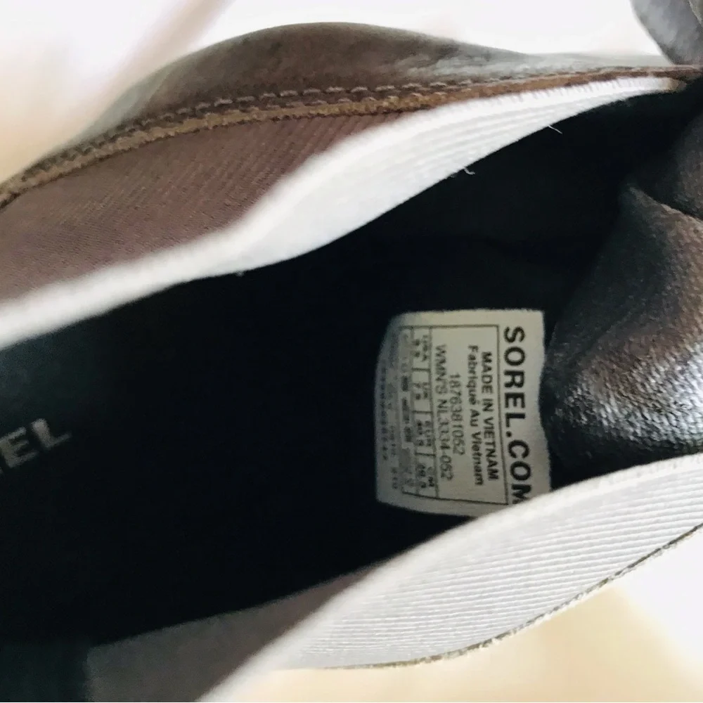 Sorel Gray Leather Ankle Boots - Picture 14 of 14